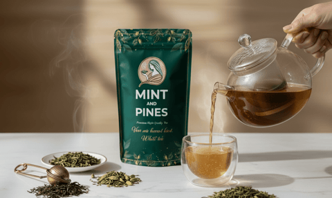 Witte Thee - Mint and Pines