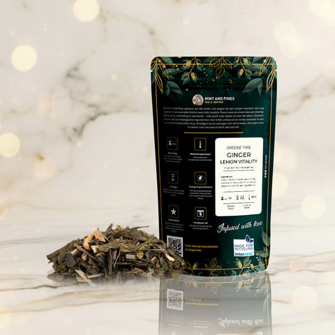 Ginger Lemon Vitality Mint and Pines