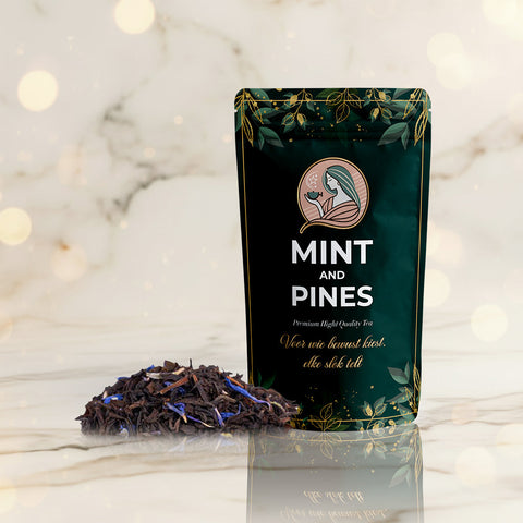 Sapphire Earl Grey Mint and Pines